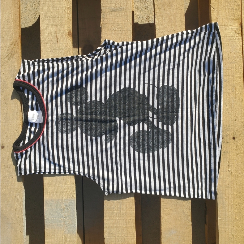 Disney Mickey  B&W Shadow Tank Top
